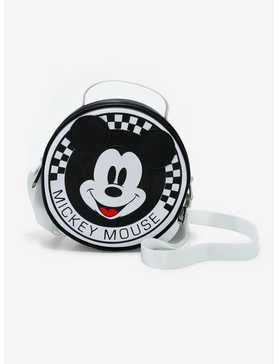 Disney Mickey Mouse Checkered Round Crossbody Bag, , hi-res