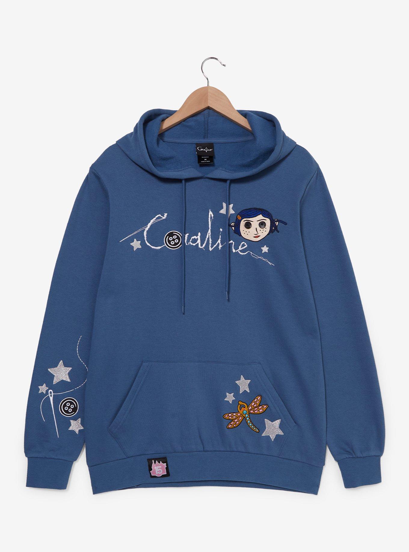 Coraline Icons Embroidered Hoodie - BoxLunch Exclusive