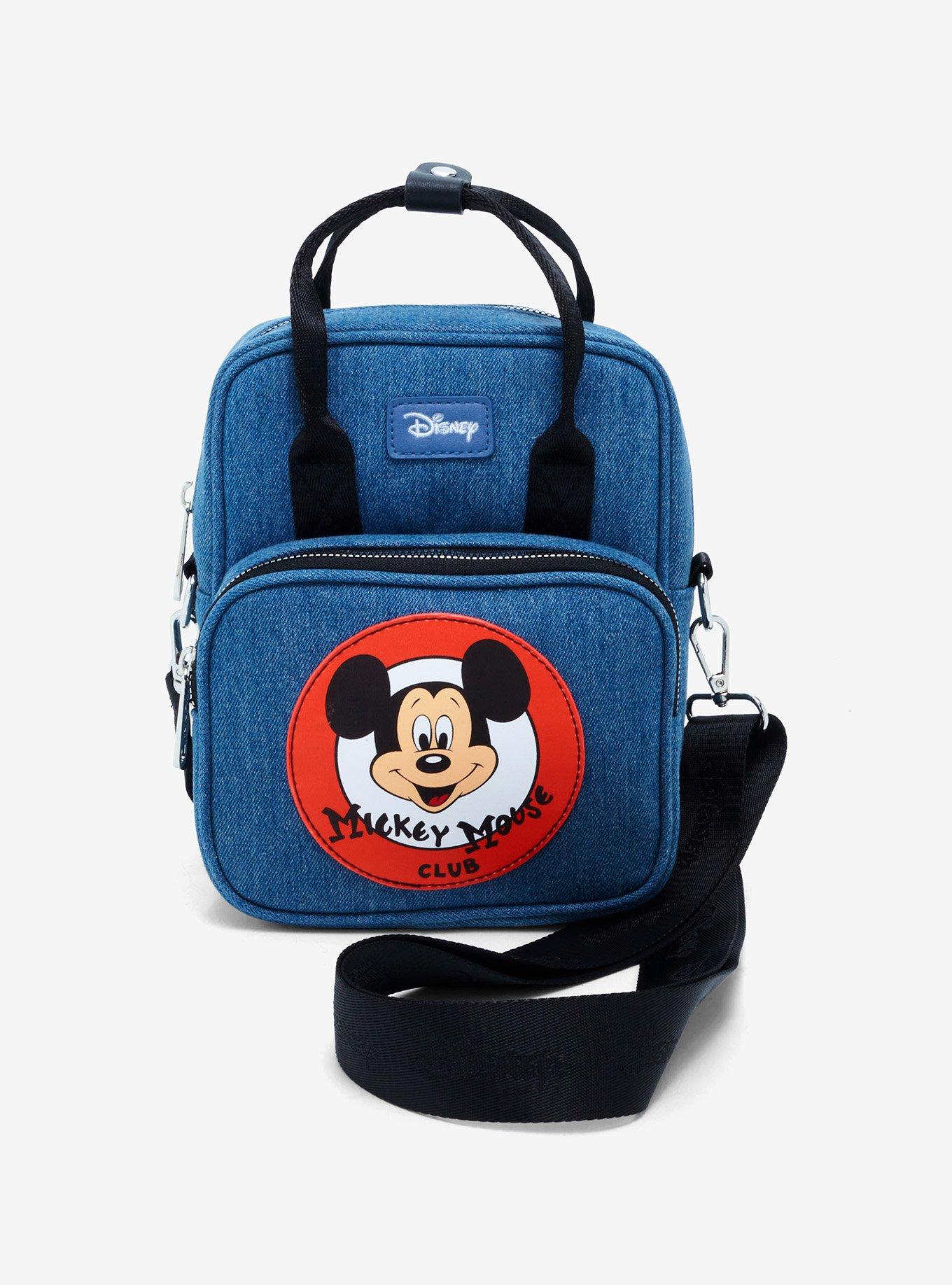 Disney Mickey Mouse Club Denim Crossbody Bag, , hi-res