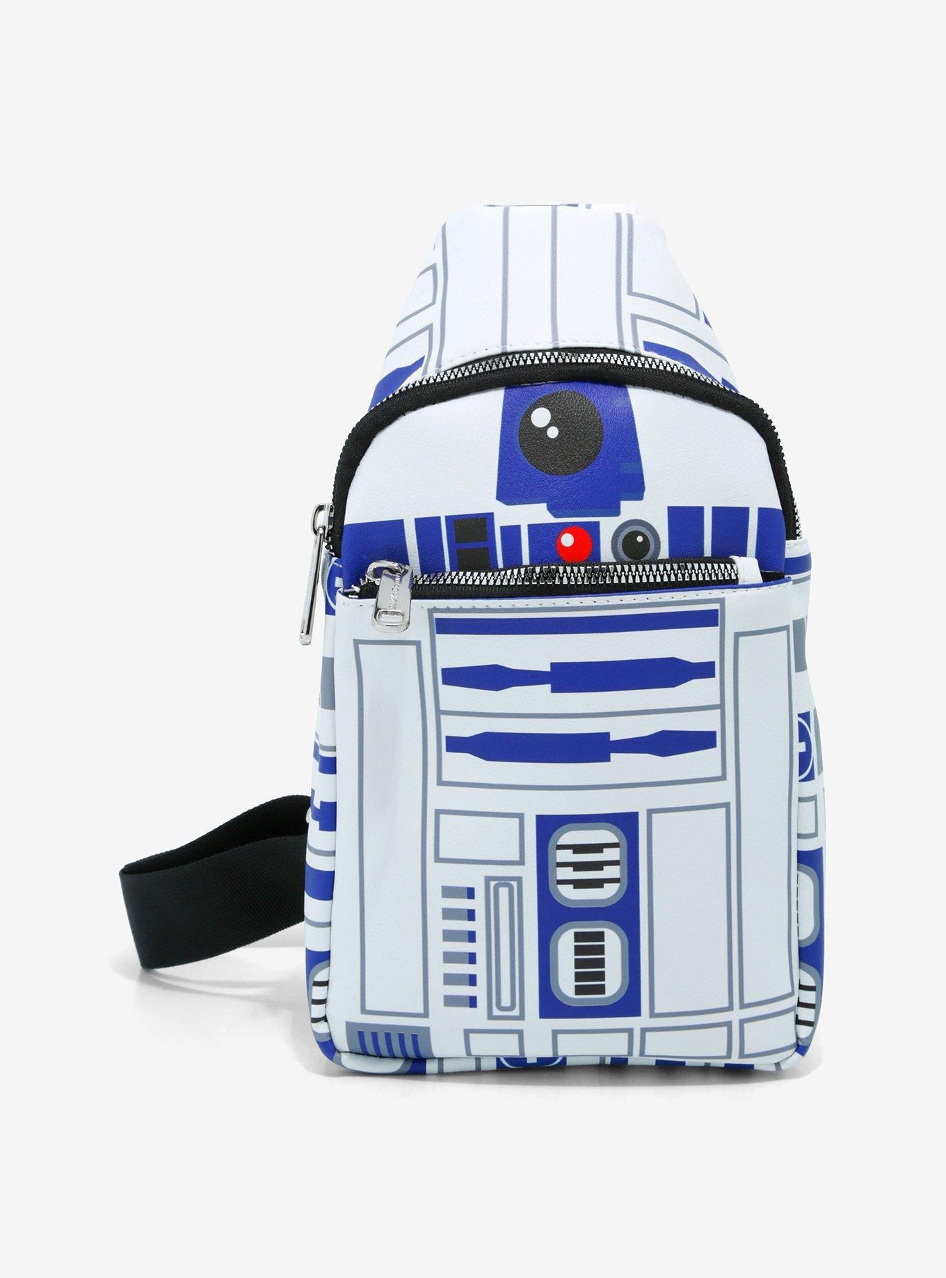 Star Wars R2D2 Faux Leather Shoulder Bag with Adjustable Straps Loungefly Star Wars Anakin Skywalker Cosplay Womens Double  main image 3