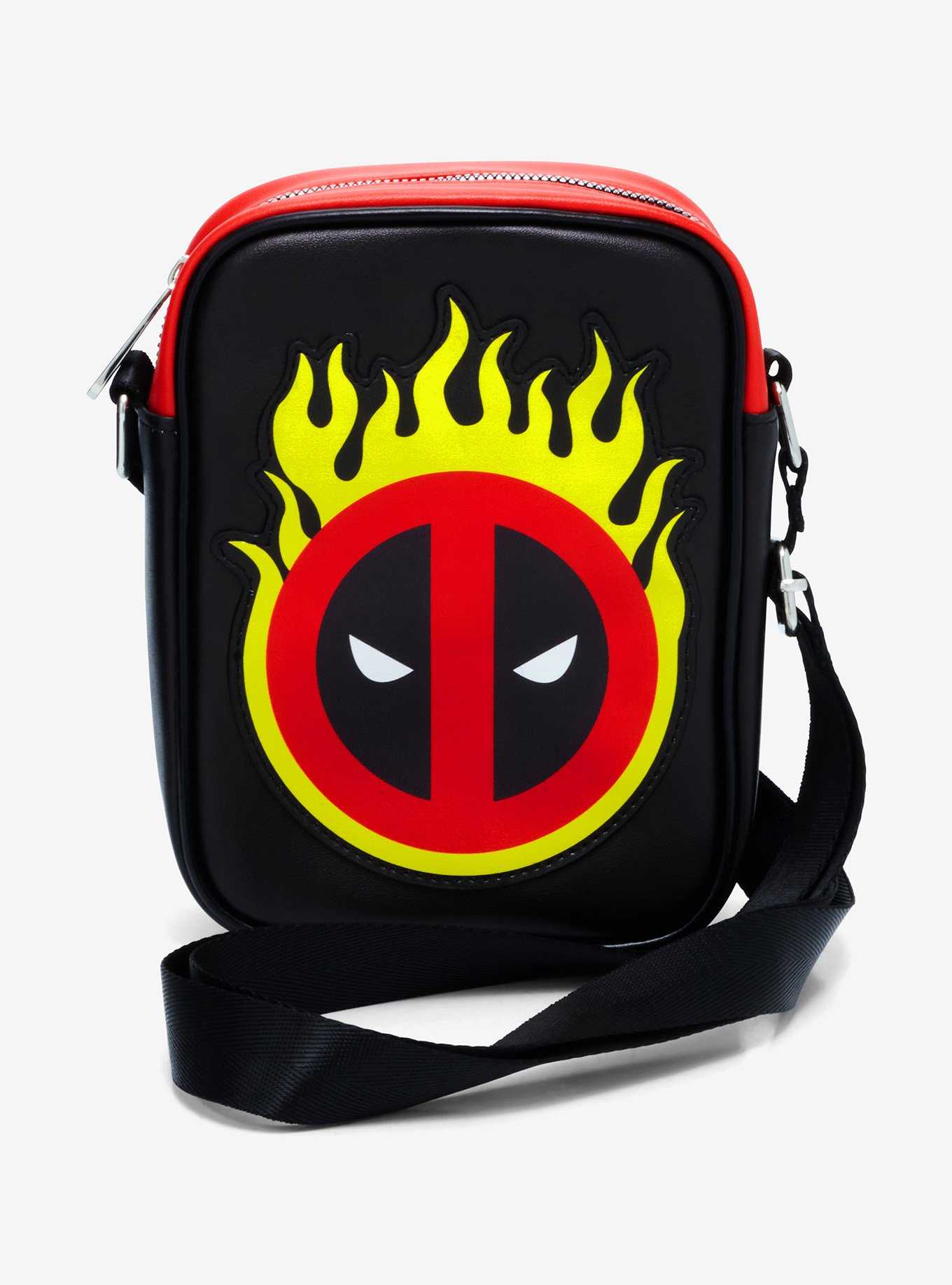 Marvel Deadpool Flames Athletic Crossbody Bag, , hi-res