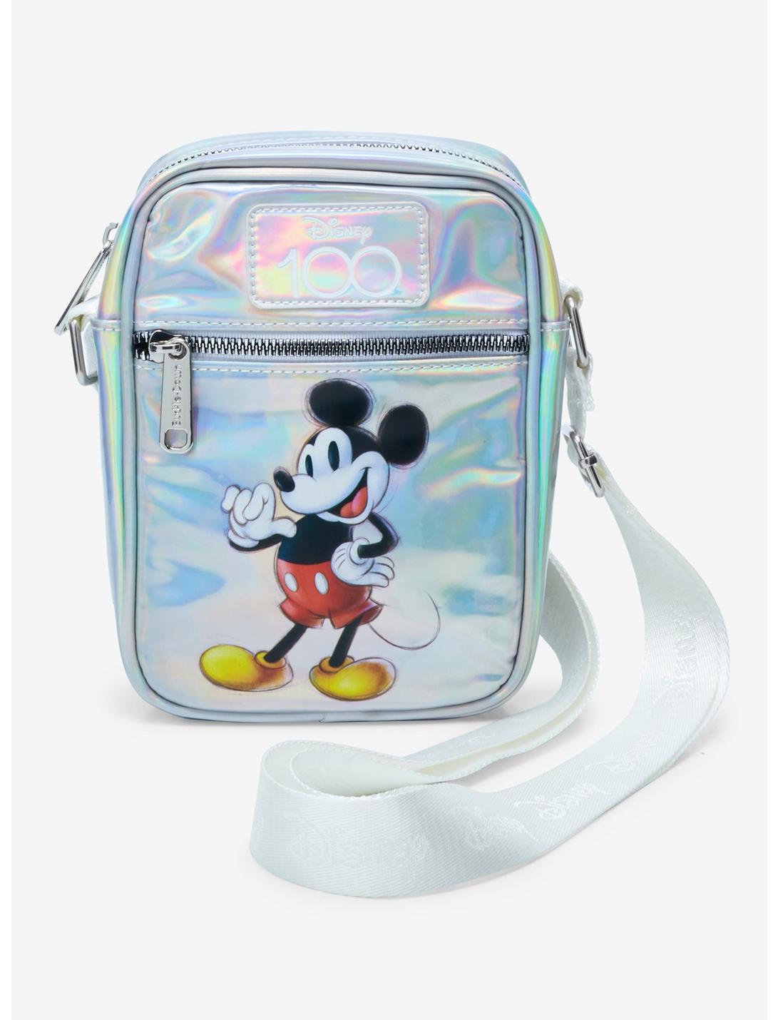 Disney100 Mickey Mouse Iridescent Athletic Crossbody Bag, , hi-res