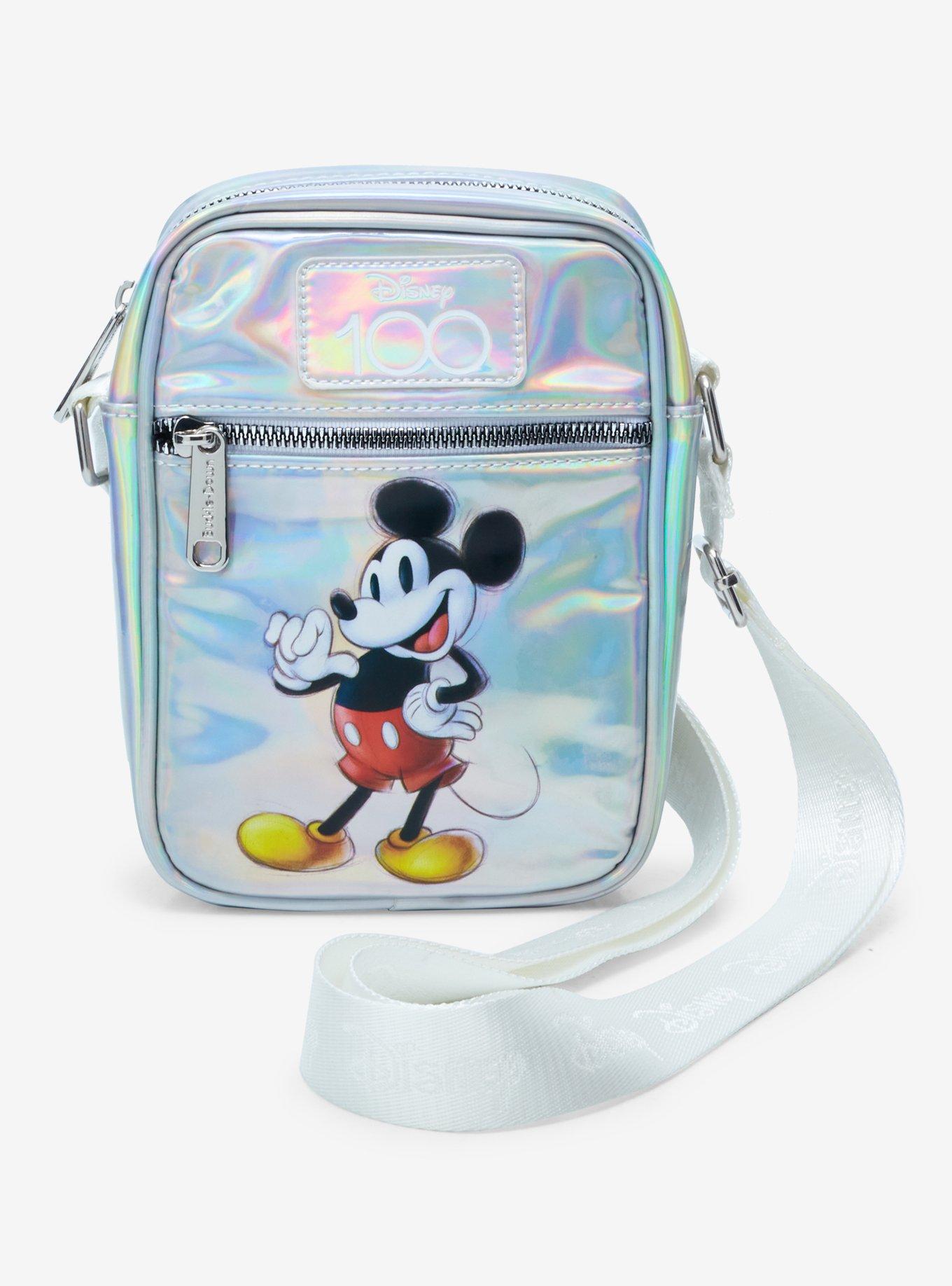 Disney100 Mickey Mouse Iridescent Athletic Crossbody Bag, , hi-res