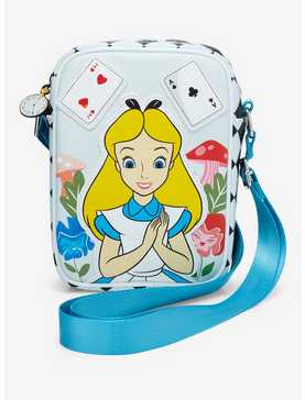Disney Alice In Wonderland Playing Cards Portrait Crossbody Bag, , hi-res