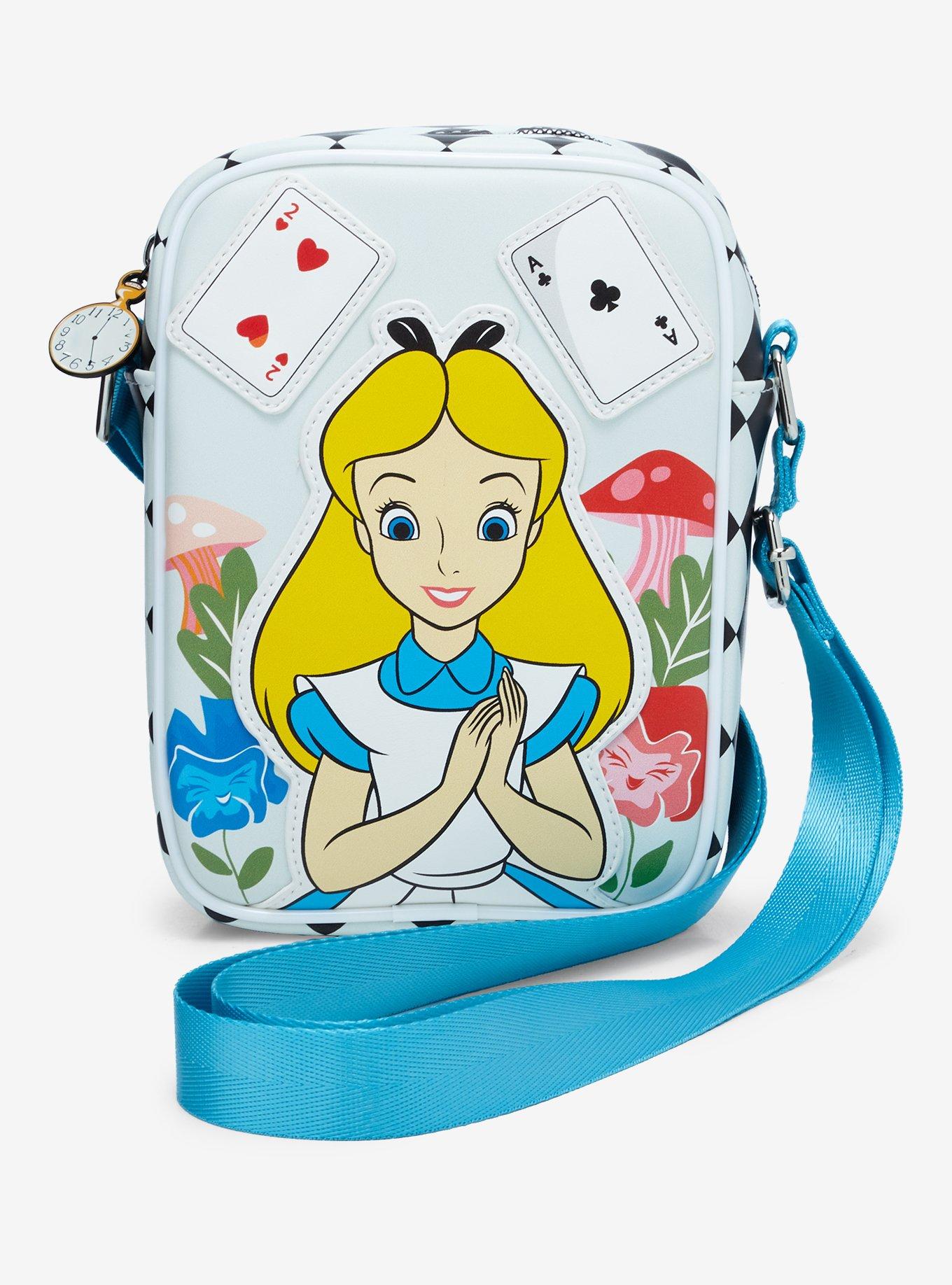 Disney Alice In Wonderland Playing Cards Portrait Crossbody Bag, , hi-res