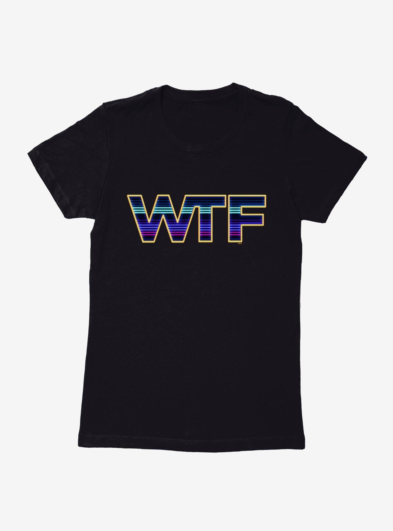 MLW: Major League Wrestling WTF Logo Womens T-Shirt, BLACK, hi-res