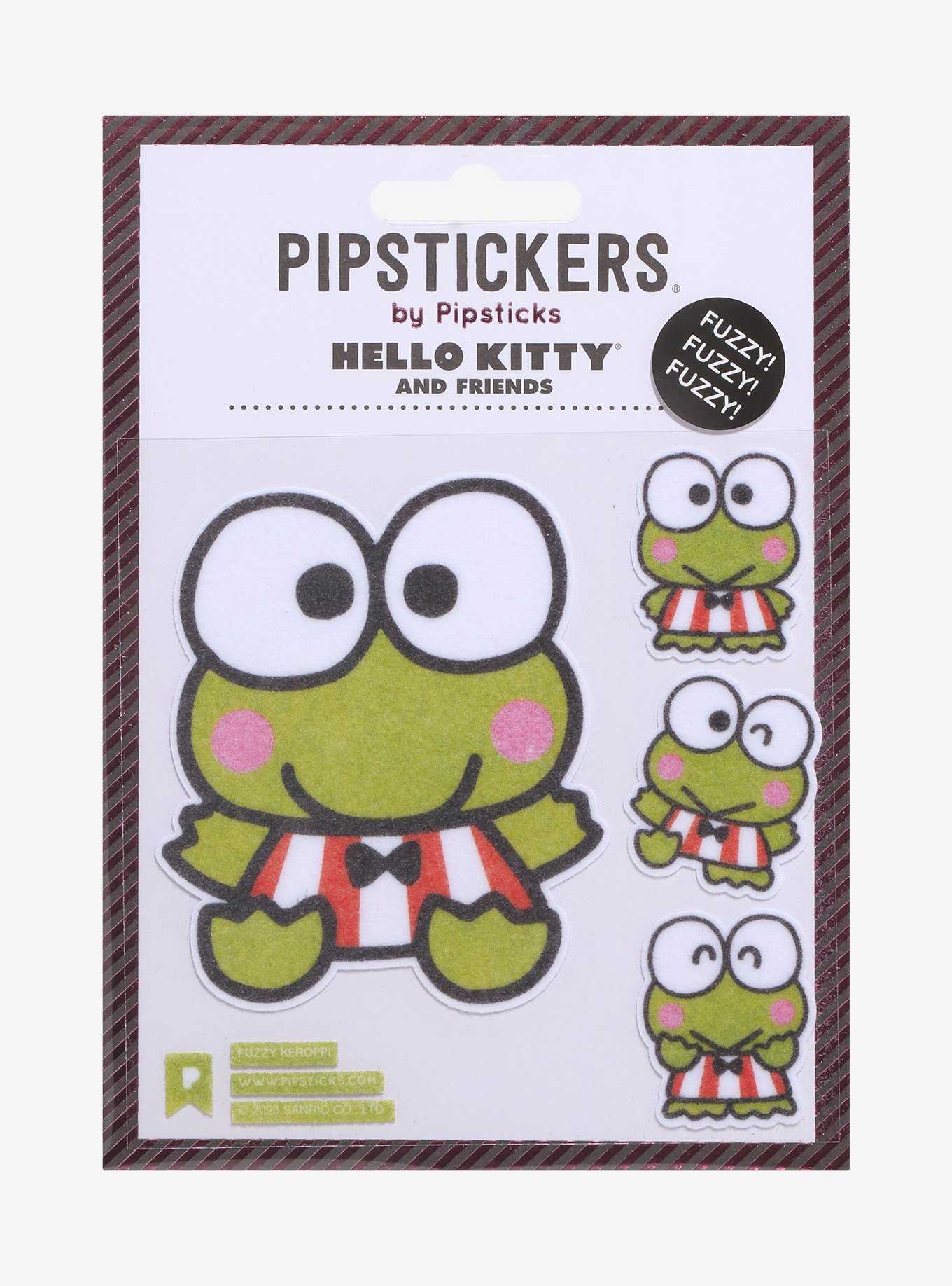 Pipsticks Keroppi Fuzzy Sticker Sheet, , hi-res