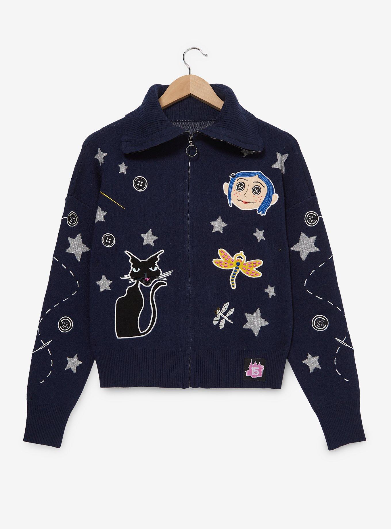 YOUNITE ウンサン サインポラ EVERLINE Coraline Icons Zippered Sweater | Her Universe