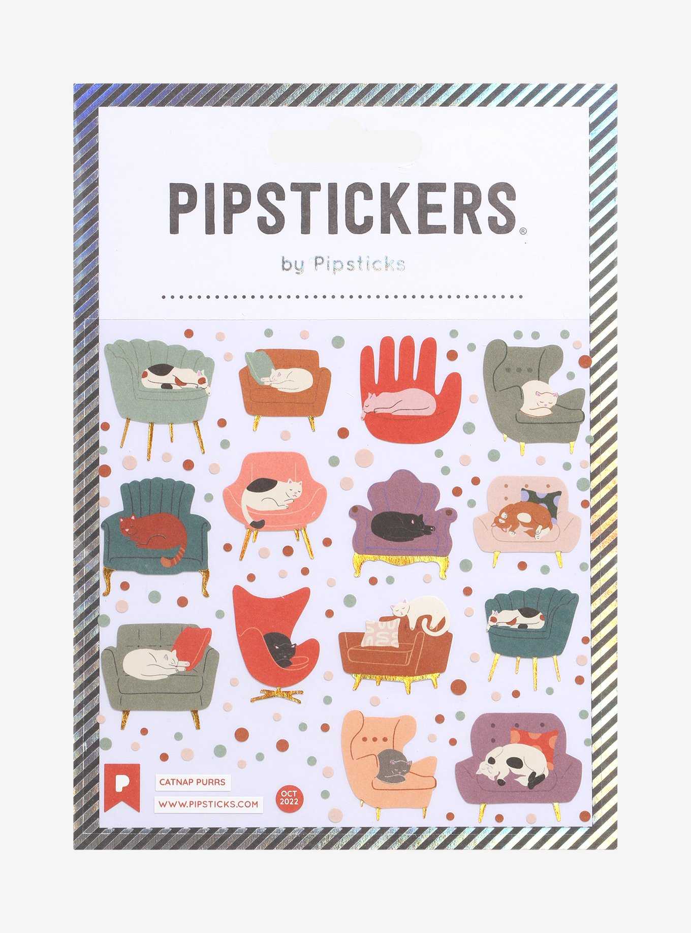 Pipsticks Cat Nap Sticker Sheet, , hi-res