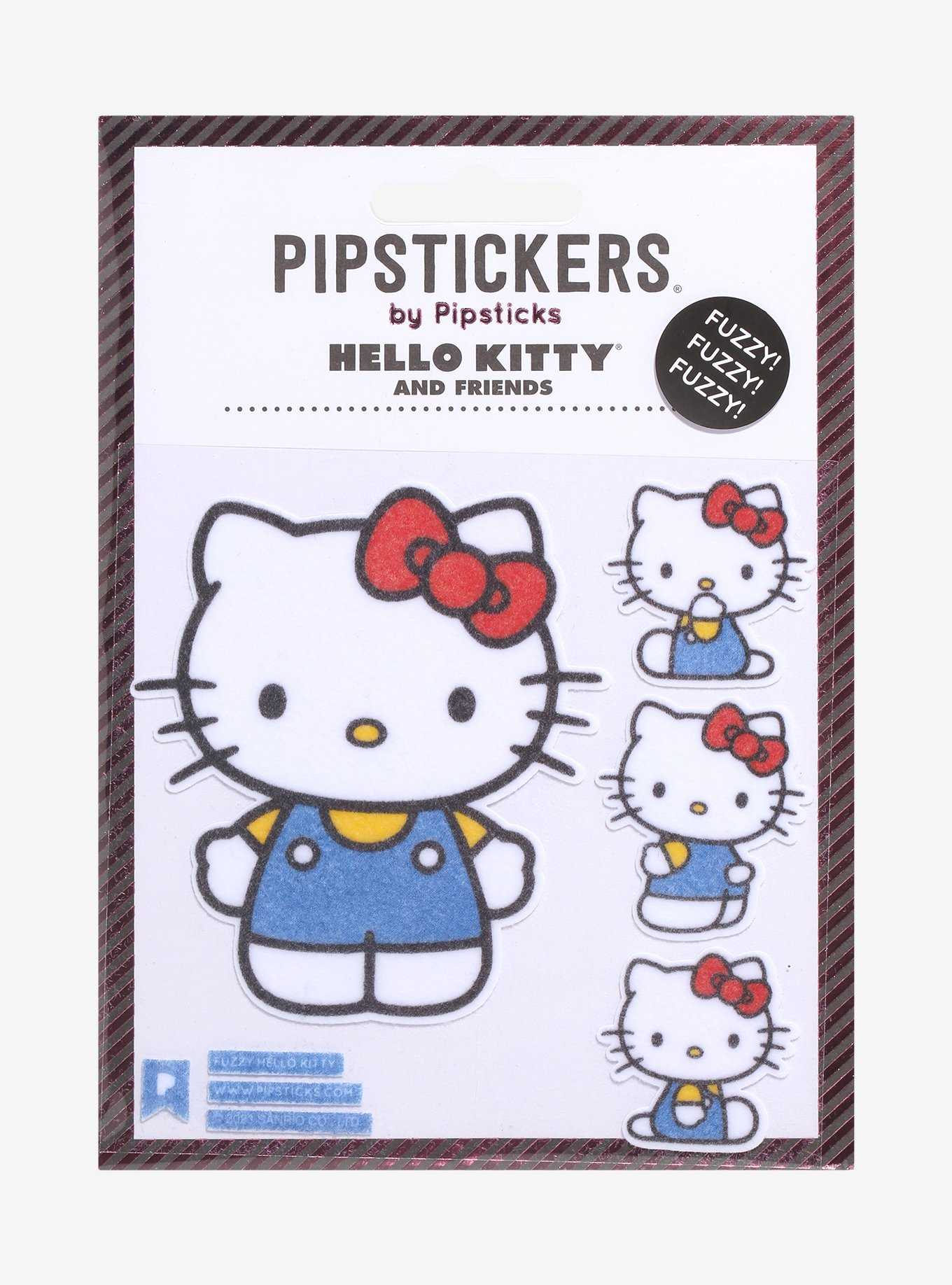 Pipsticks Hello Kitty Fuzzy Sticker Sheet, , hi-res