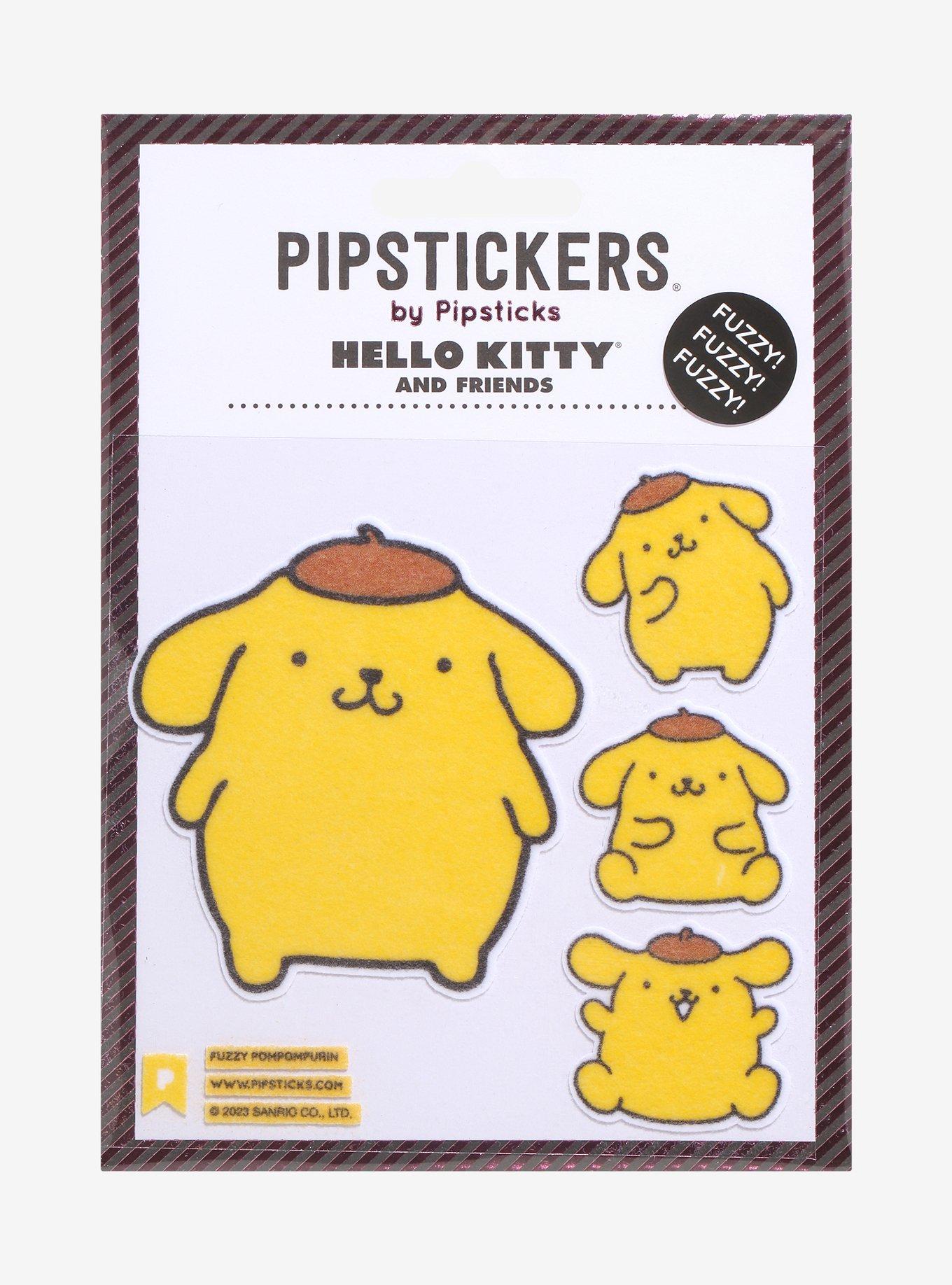 Pipsticks Pompompurin Fuzzy Sticker Sheet, , hi-res