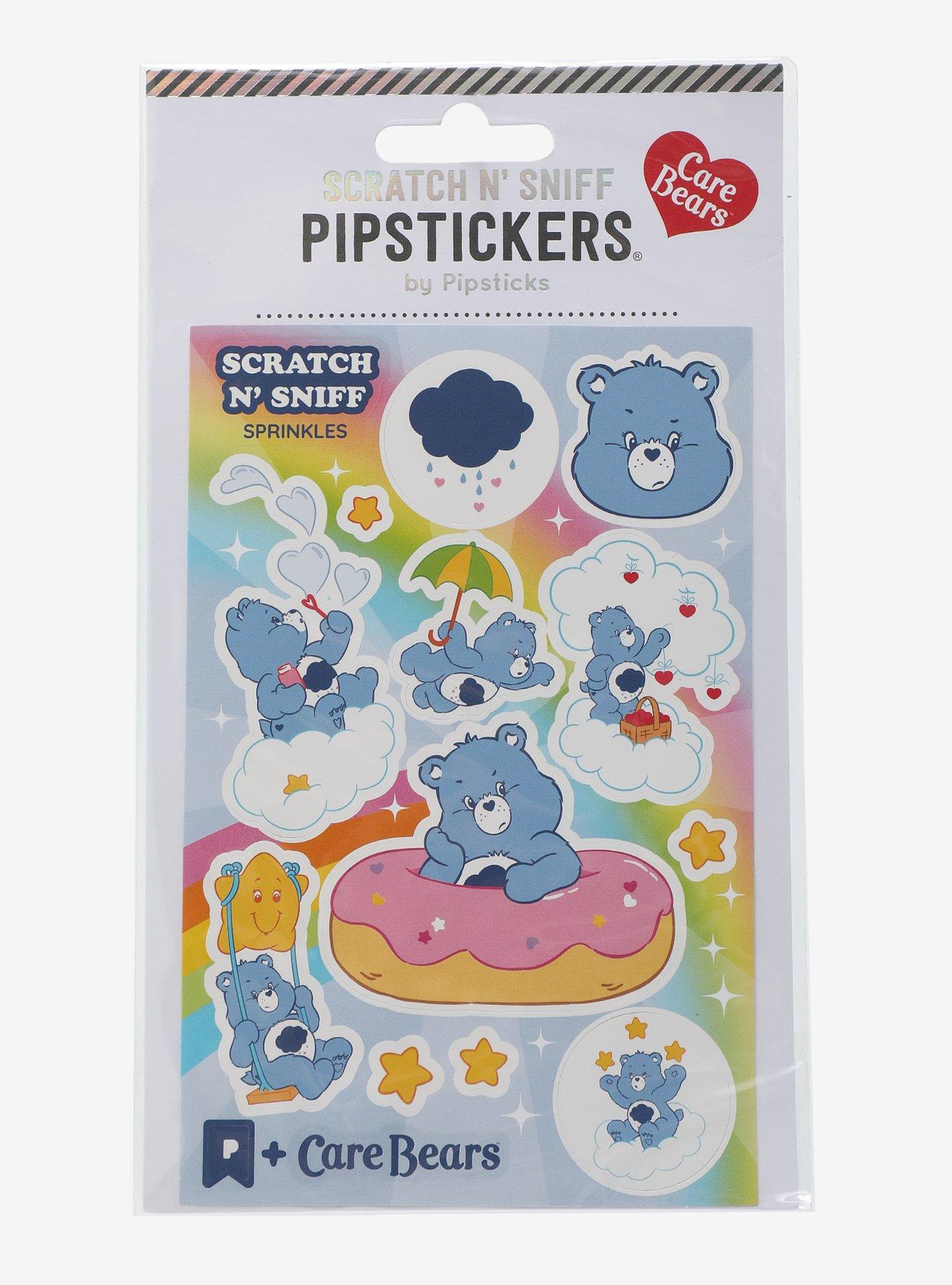 Pipsticks X Care Bears Grumpy Bear Scratch N' Sniff Sticker Sheet, , hi-res