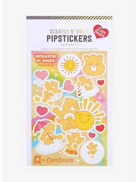 Pipsticks Care Bears Scratch N' Sniff Funshine Bear Sticker Sheet, , hi-res