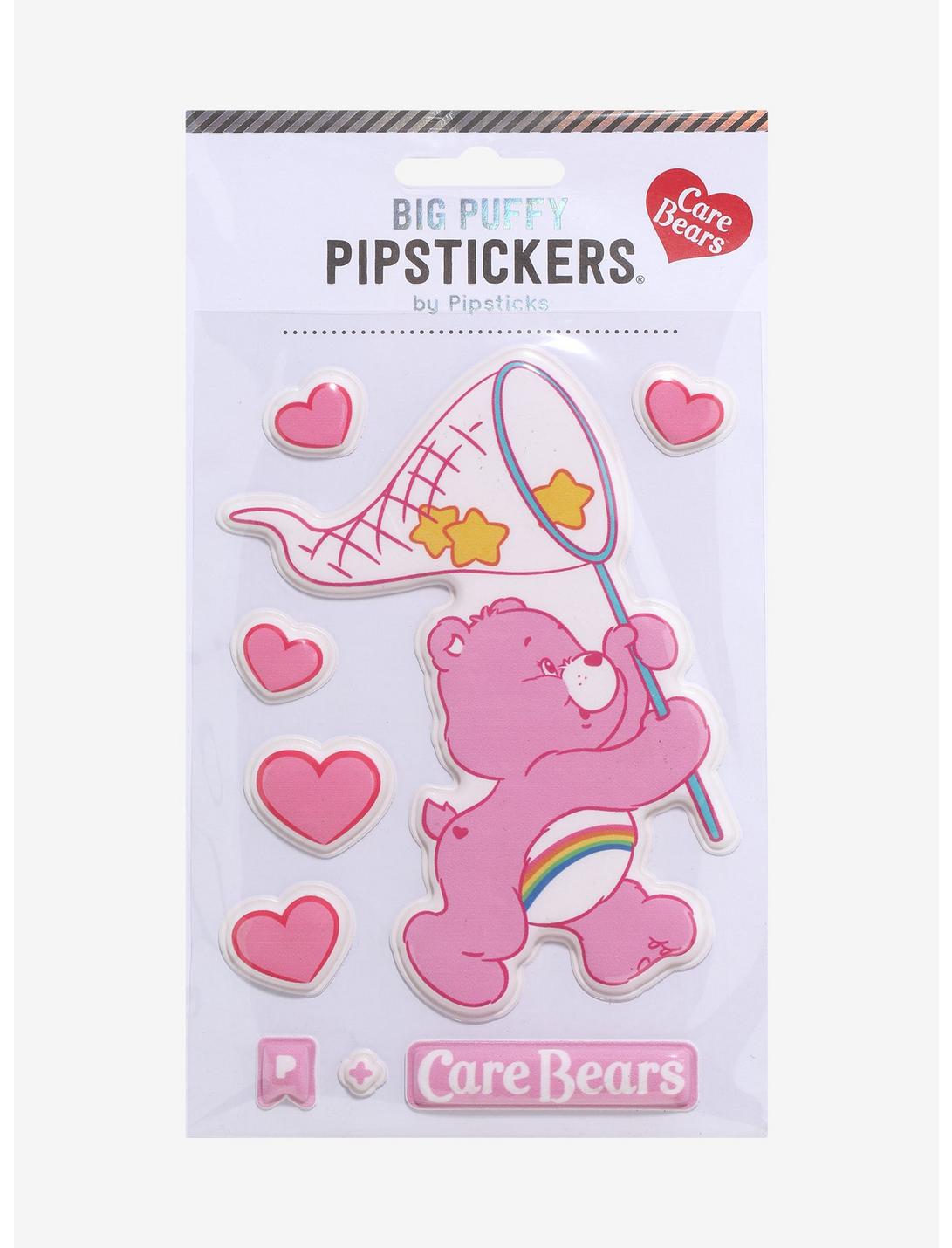 Pipsticks Care Bears Cheer Bear Puffy Sticker Sheet, , hi-res