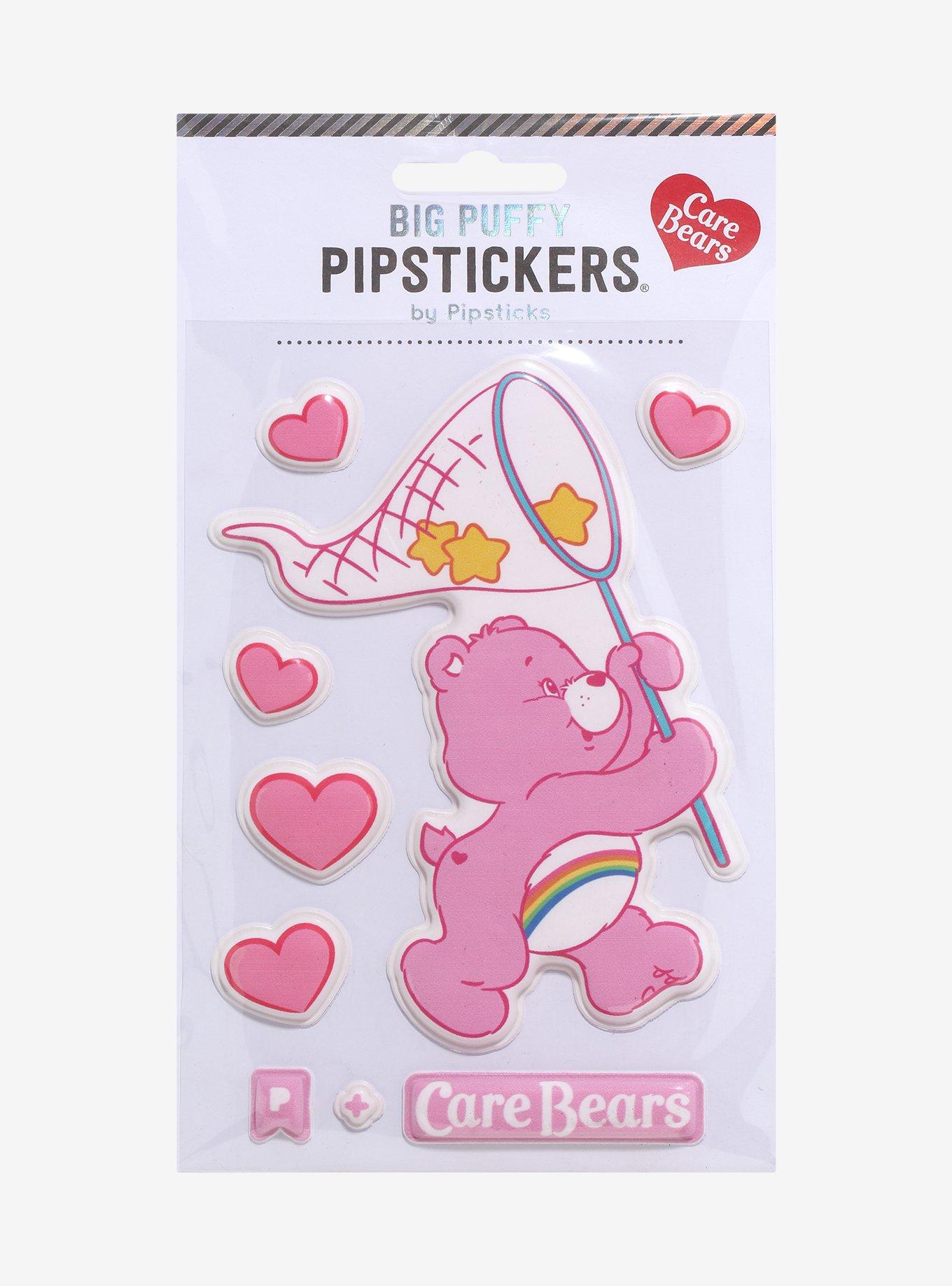 Pipsticks Care Bears Cheer Bear Puffy Sticker Sheet, , hi-res