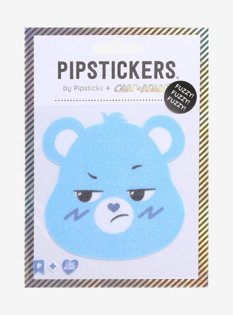 Pipsticks Care Bears Grumpy Bear Fuzzy Jumbo Sticker | Hot Topic