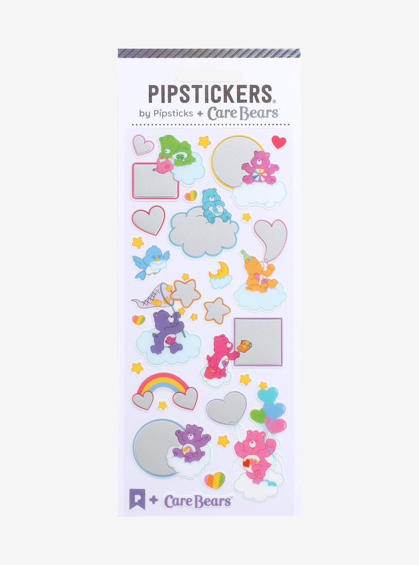 Pipsticks Care Bears ScratchOff Foil Sticker Sheet Hot Topic