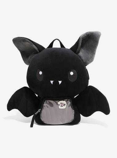 Vampire Bat Plush Pin Collector Mini Backpack | Hot Topic display picture 2