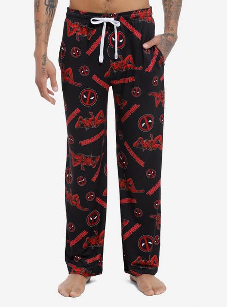 Pigiama Cotone Marvel Marvel Pantaloni Pigiama Da Uomo Deadpool In Cotone Pigiama Licenza Ufficiale