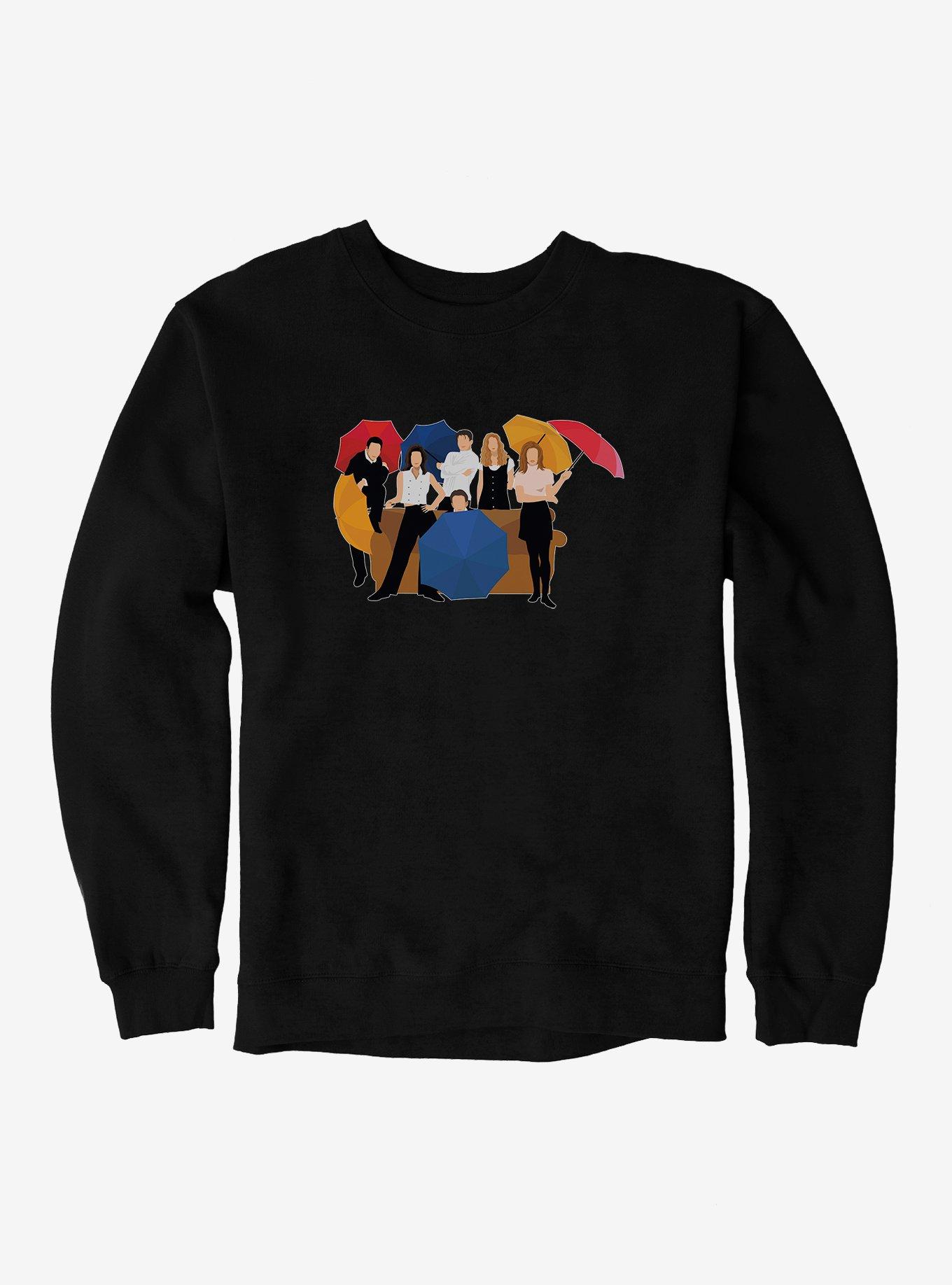 Friends Simple Umbrella Intro Sweatshirt, BLACK, hi-res