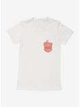 Strawberry Shortcake Pocket Womens T-Shirt, WHITE, hi-res