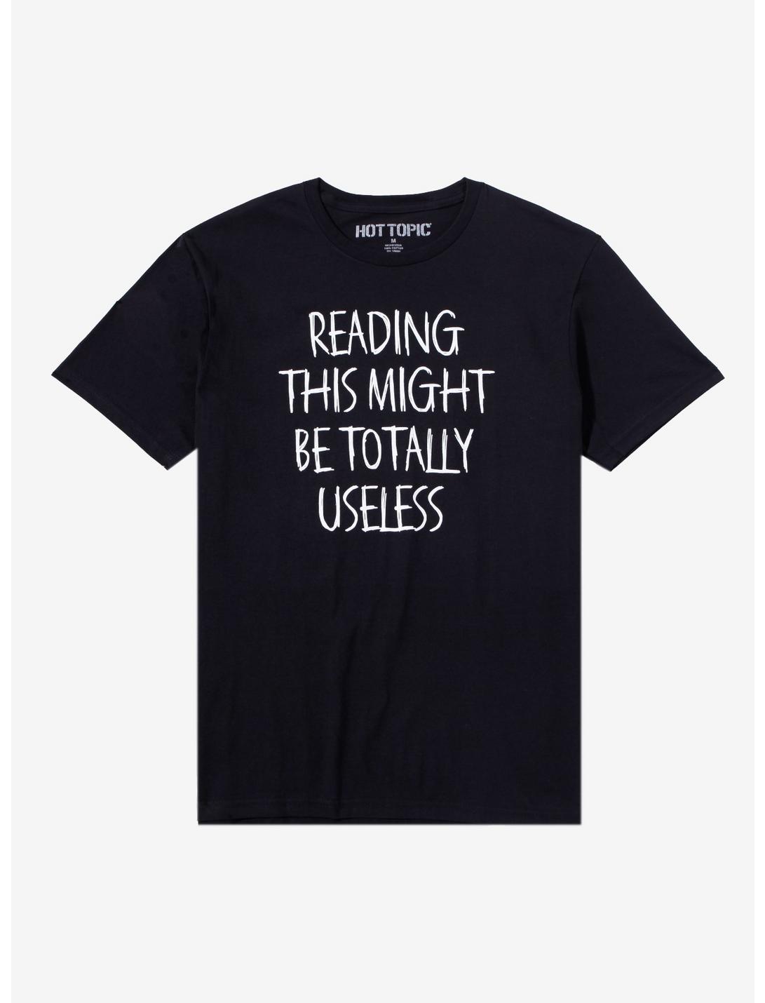 Totally Useless Read T-Shirt, BLACK, hi-res