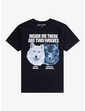 Inside Me There Are Two Wolves T-Shirt, , hi-res