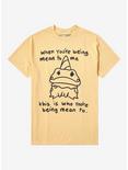 This Is Who You're Being Mean To Frog T-Shirt, PALE YELLOW, hi-res