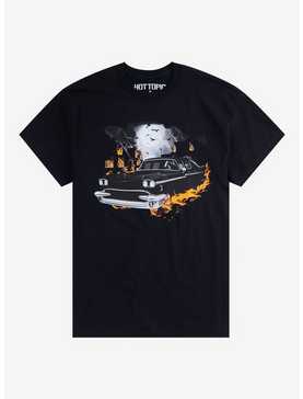 Flaming Grim Reaper Car T-Shirt, , hi-res