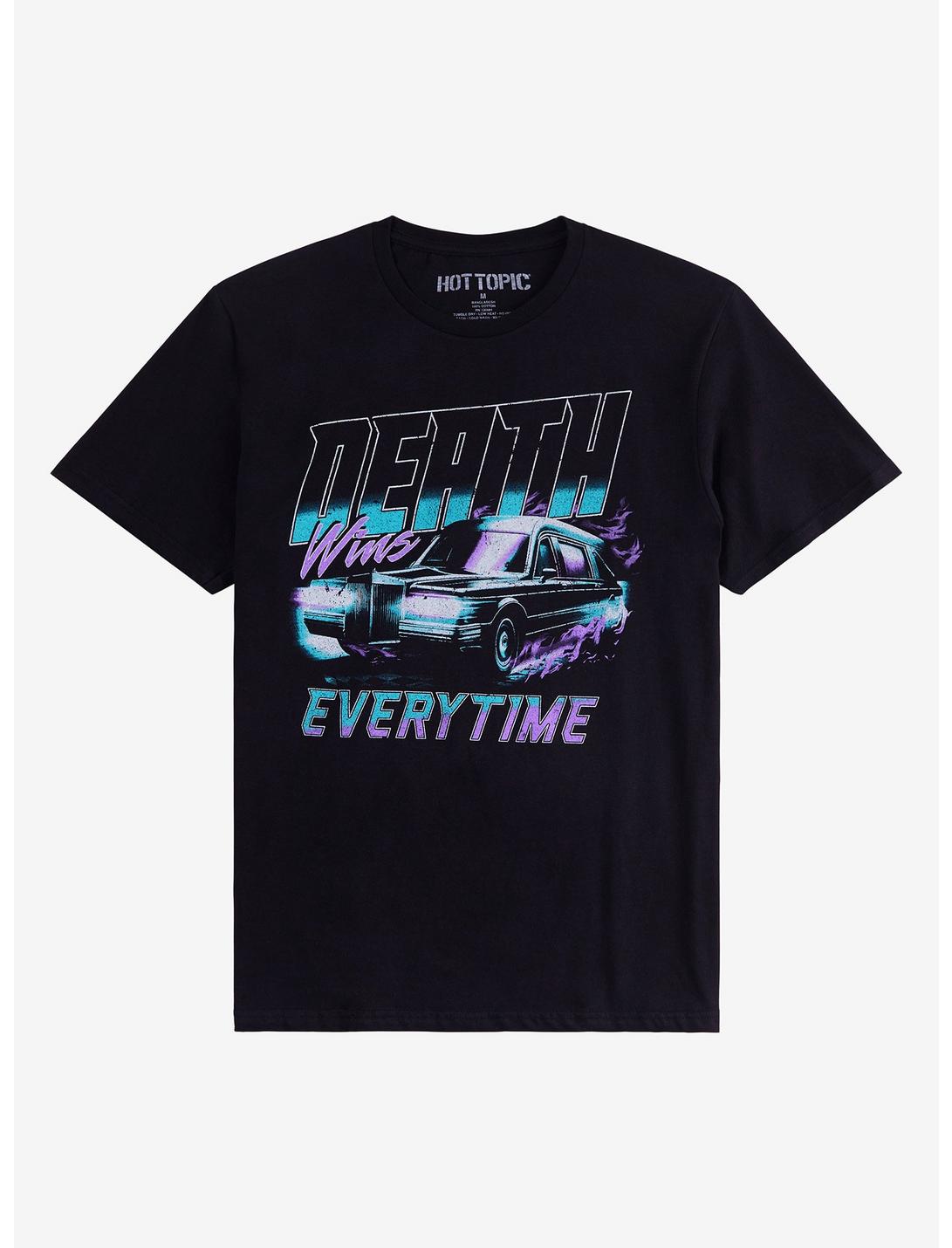 Death Wins Every Time T-Shirt, BLACK, hi-res