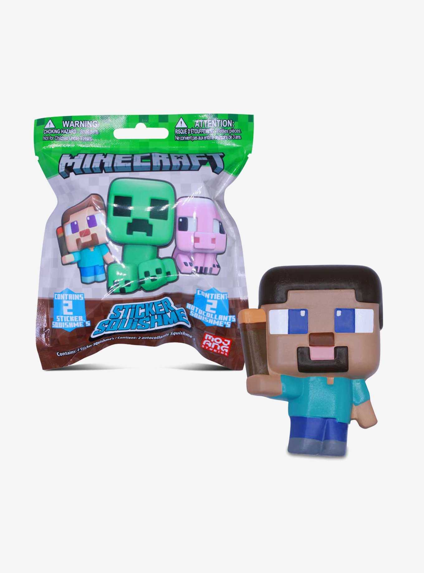 Minecraft Characters SquishMe Blind Bag Sticker 2 Pack, , hi-res