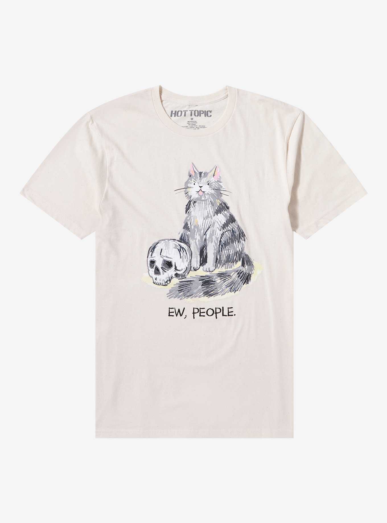 Ew People Cat Skull T-Shirt, , hi-res