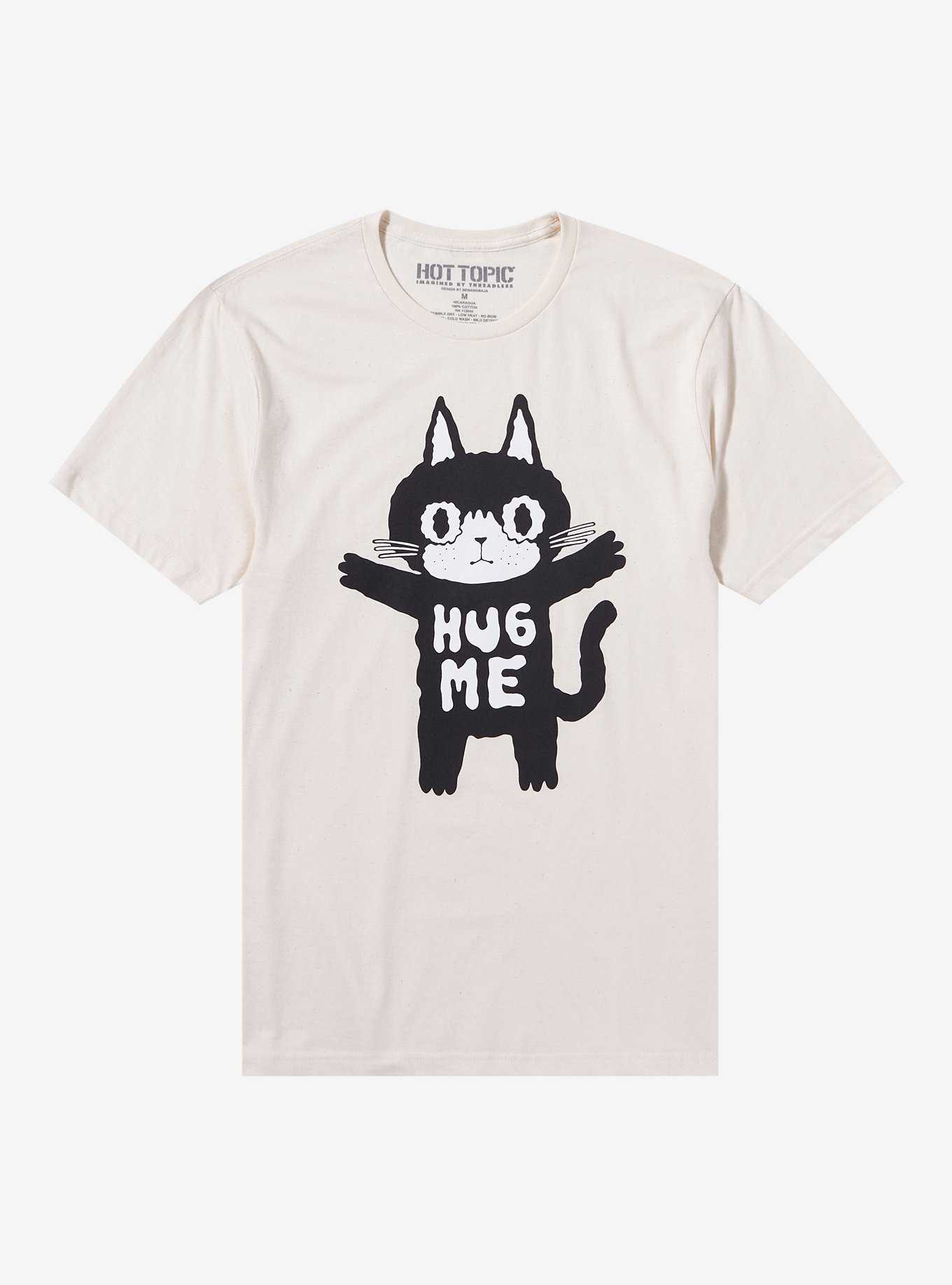 Hug Me Cat T-Shirt By Benangbaja, , hi-res
