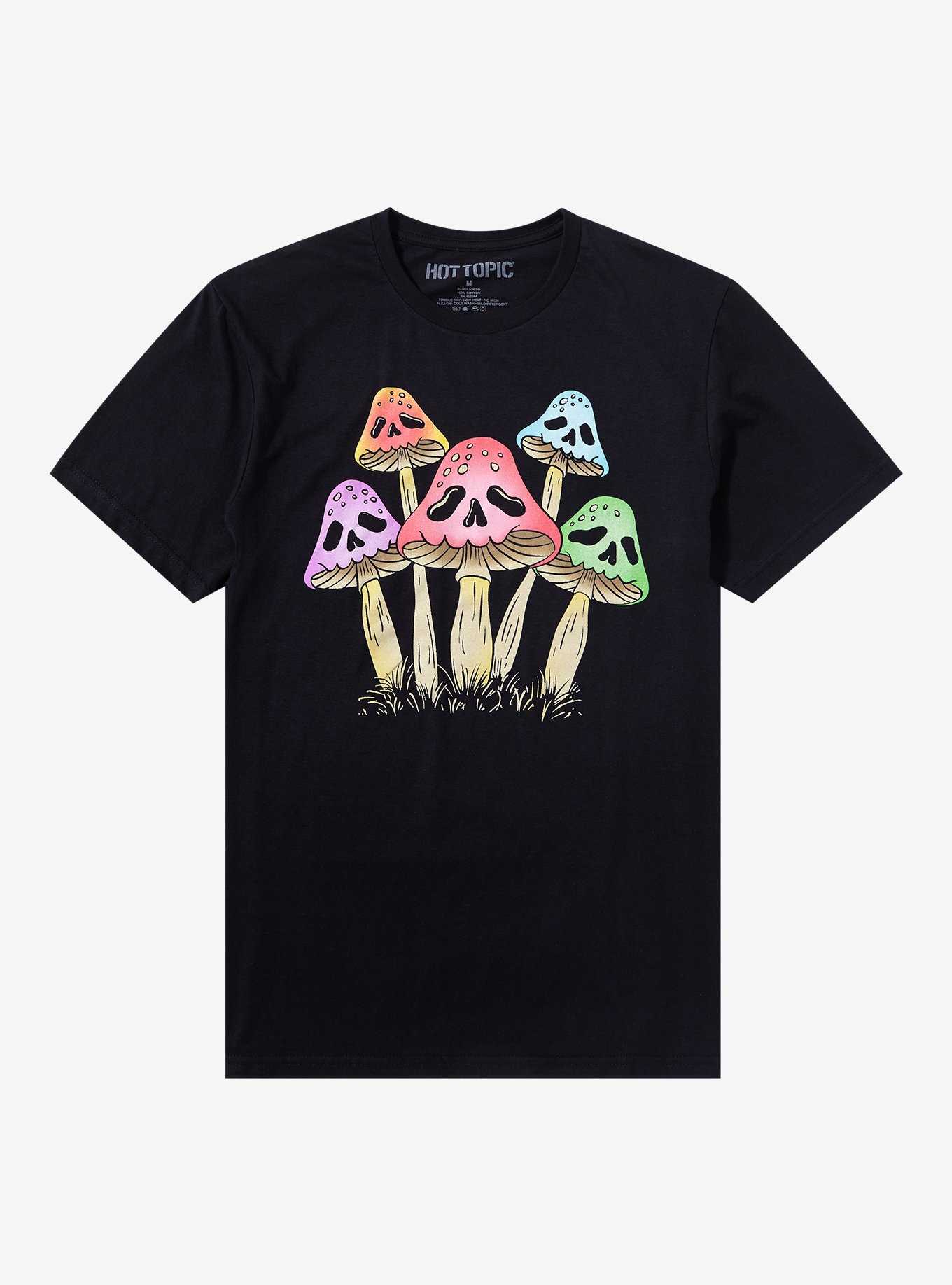 Skull Mushrooms T-Shirt, , hi-res