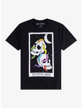 Squiggle Worms Existential Dread Skulls T-Shirt, , hi-res