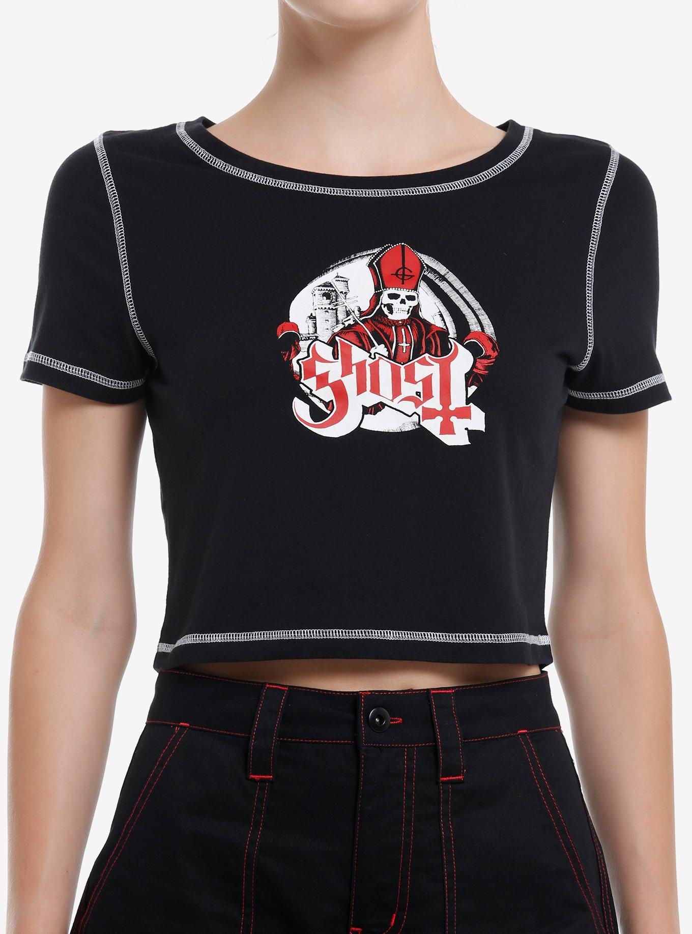 Ghost Secular Haze Girls Baby T-Shirt, BLACK, hi-res