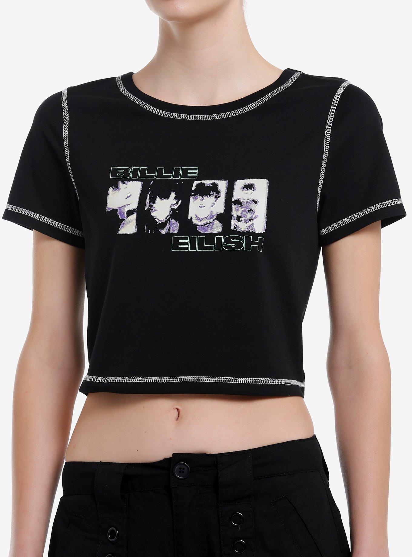Billie Eilish Blurry Faces Girls Baby T-Shirt, , hi-res