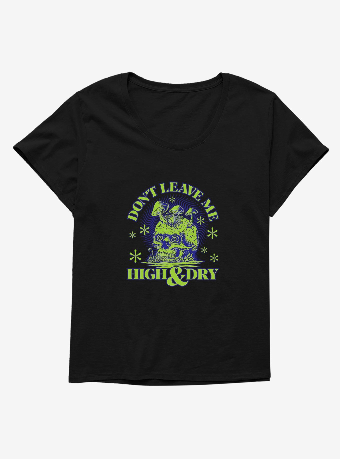 Mushroom Don't Leave Me High And Dry Girls T-Shirt Plus Size, , hi-res