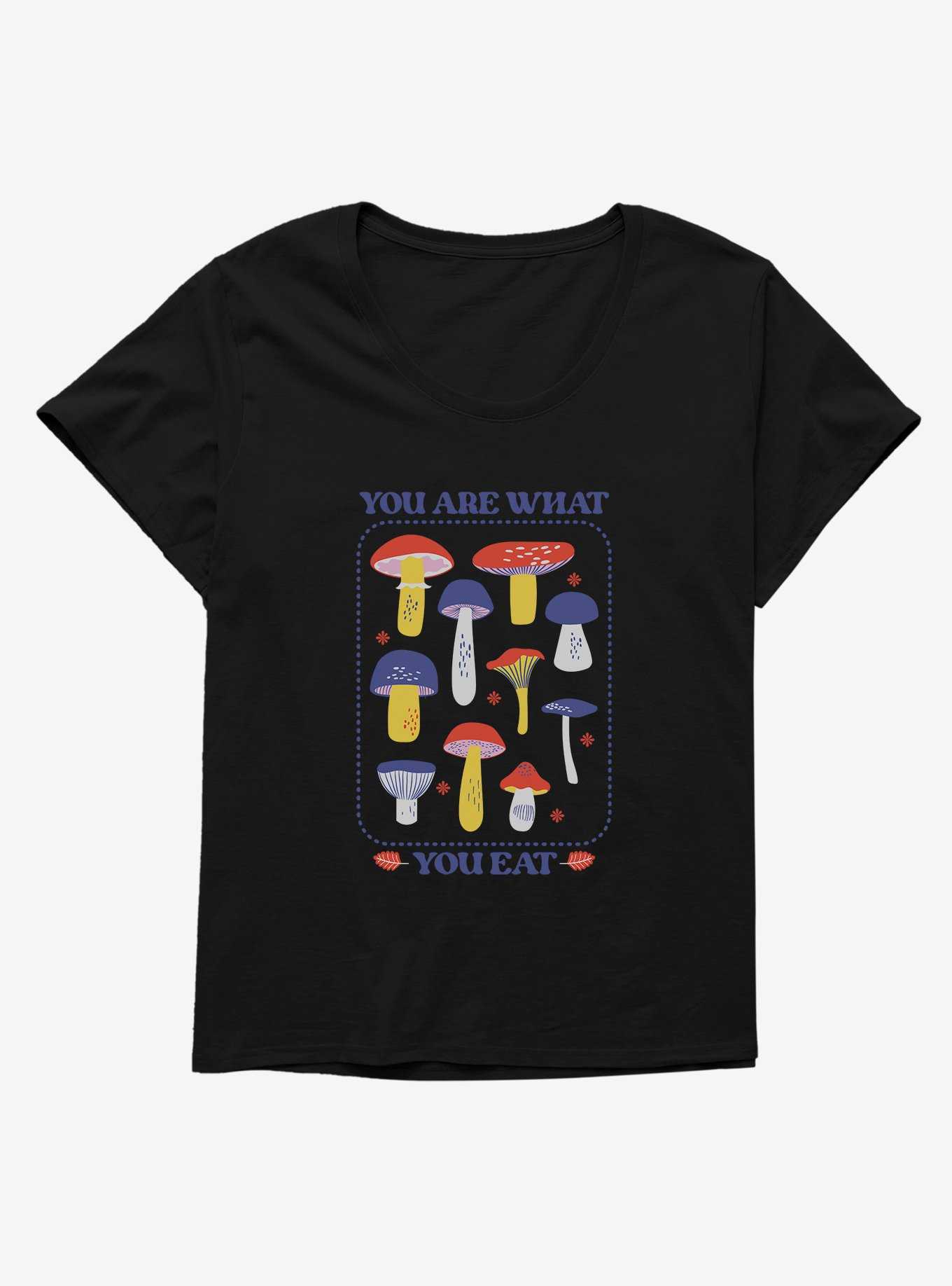 Shrooms You Are What You Eat Girls T-Shirt Plus Size, , hi-res