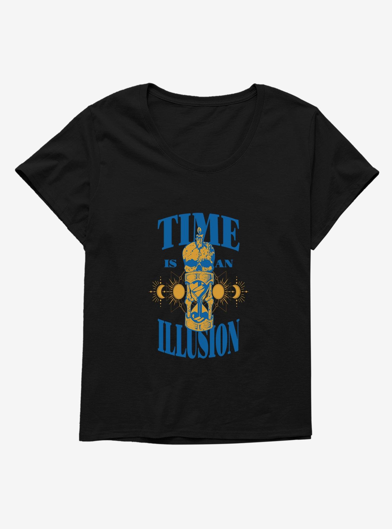 Mystic Time Illusion Girls T-Shirt Plus