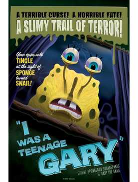SpongeBob SquarePants I Was A Teenage Gary Poster, , hi-res