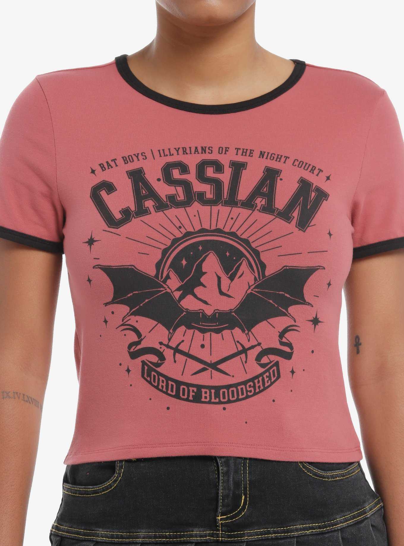 A Court Of Thorns And Roses Cassian Ringer Girls Baby T-Shirt, , hi-res