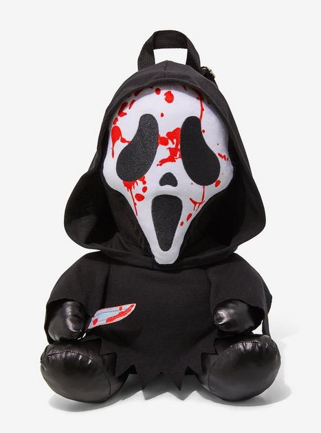 Ghost Face Bloody Plush Mini Backpack | Hot Topic display picture 1