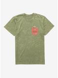 Strawberry Shortcake Pocket Mineral Wash T-Shirt, MILITARY GREEN MINERAL WASH, hi-res