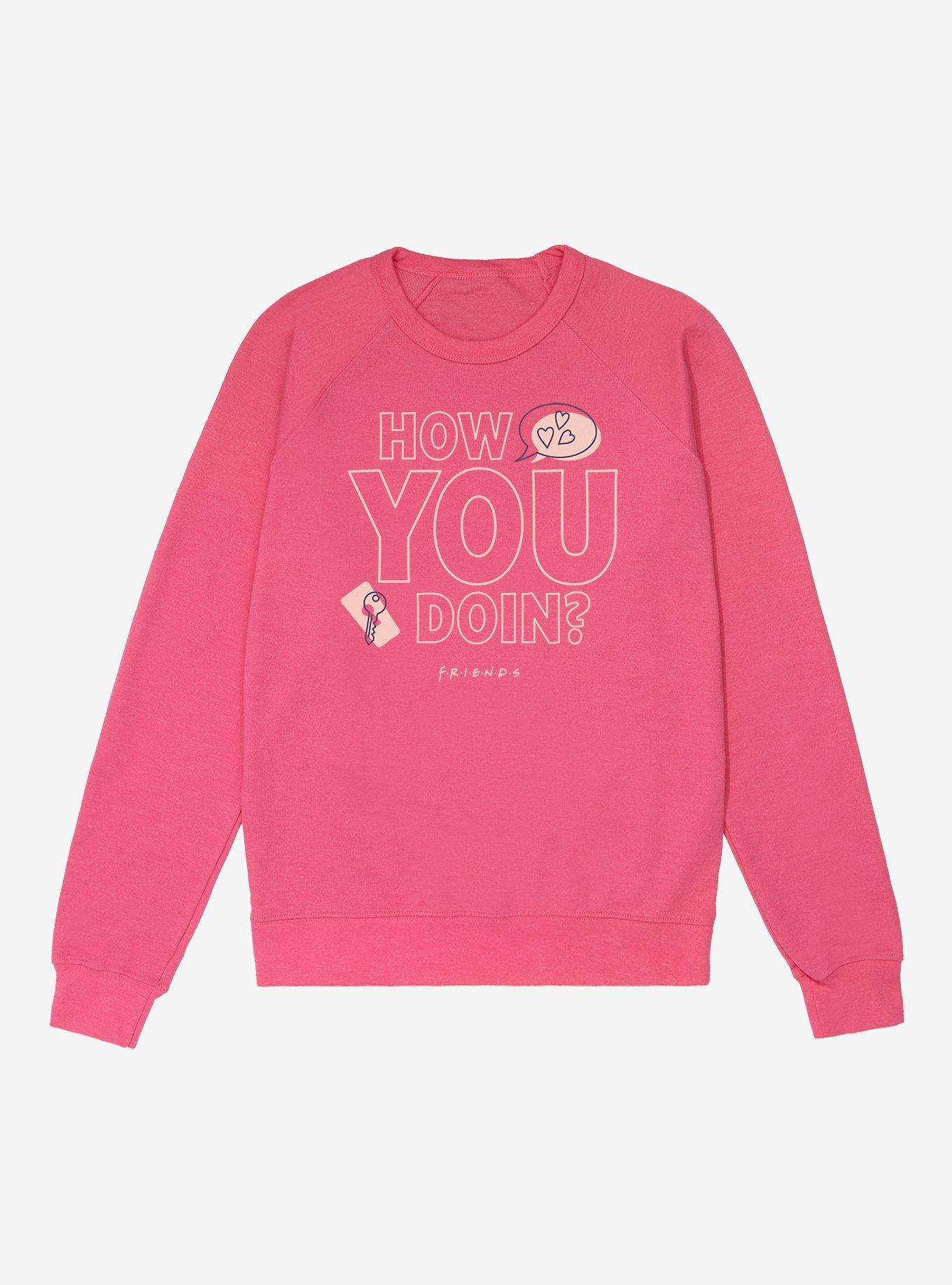 Pink store friends sweatshirt