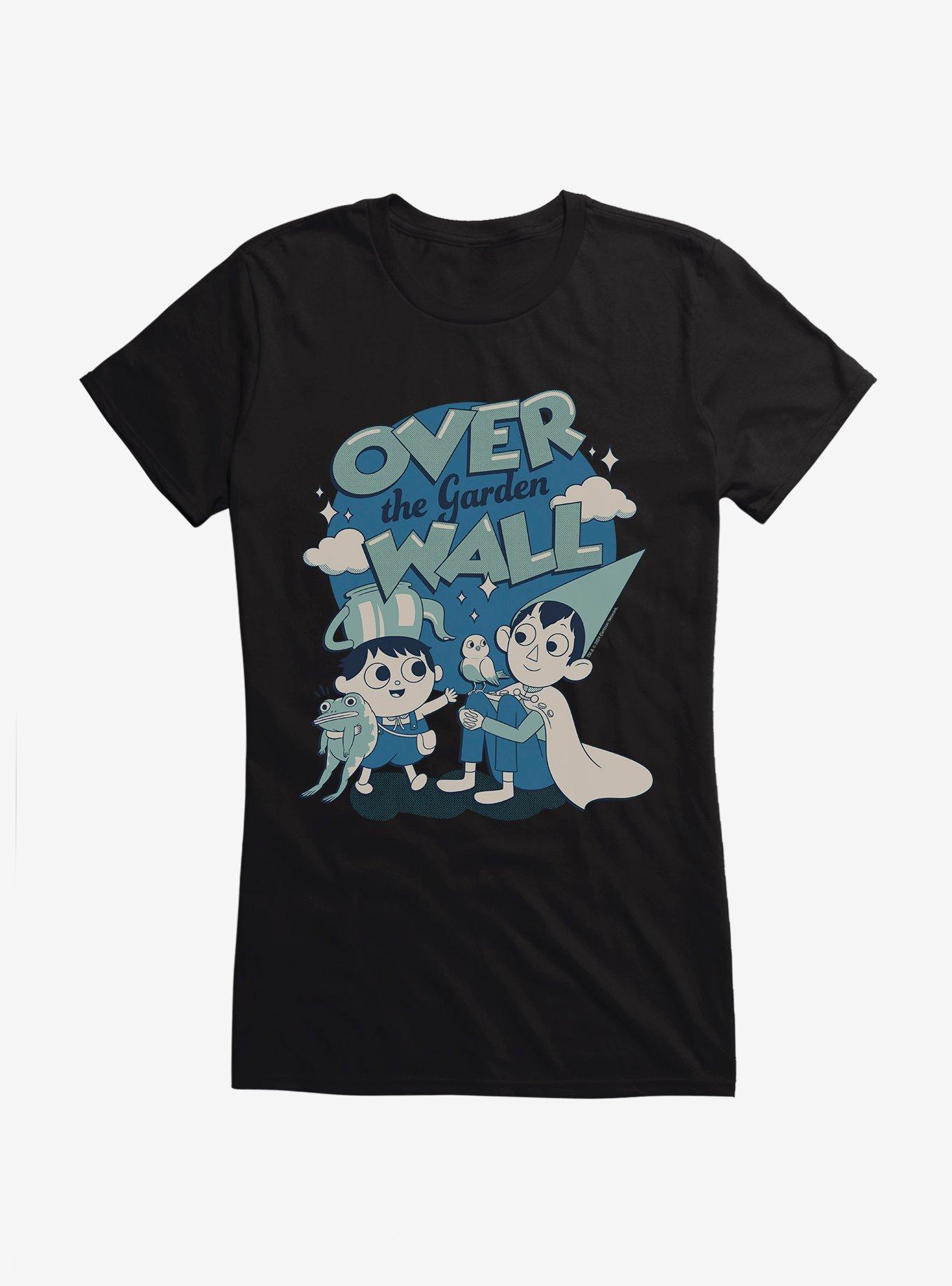 Over The Garden Wall Blue Monochrome Group Girls T-Shirt, , hi-res