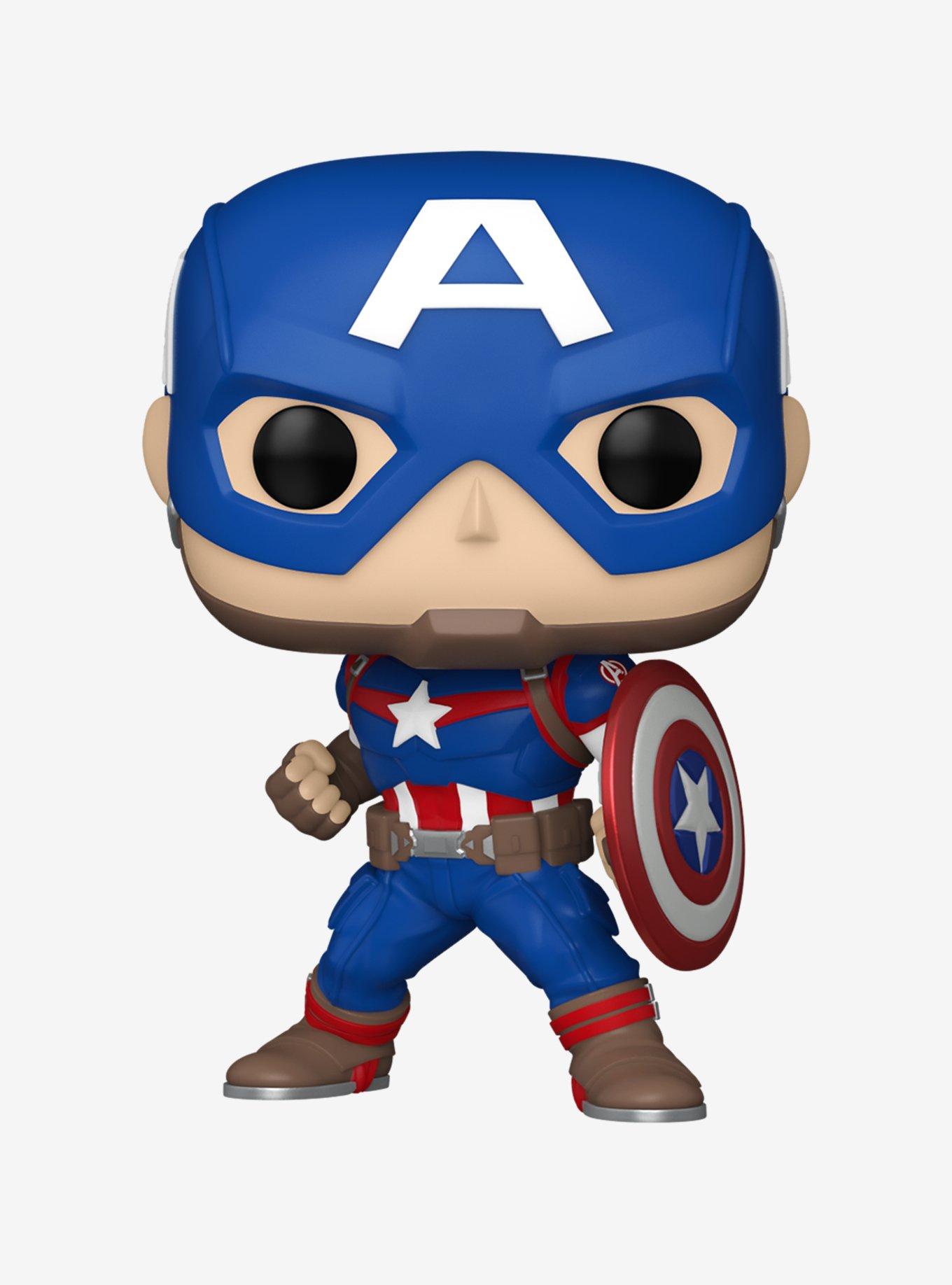 Funko Marvel Pop! Captain America Vinyl Bobble-Head Figure, , hi-res