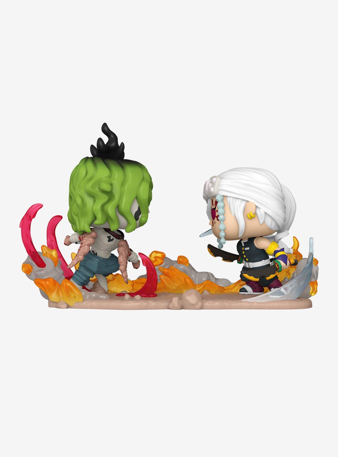 Funko Demon Slayer: Kimetsu No Yaiba Pop! Moment Tengen Uzui Vs. Pop! Gyutaro Vinyl Figure, , hi-res