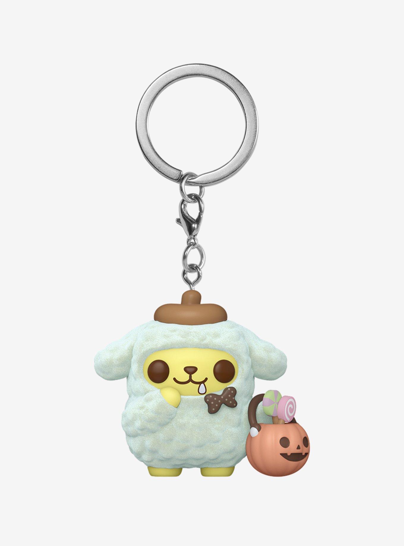 Funko Pompompurin Pocket Pop! Flocked Key Chain Hot Topic Exclusive