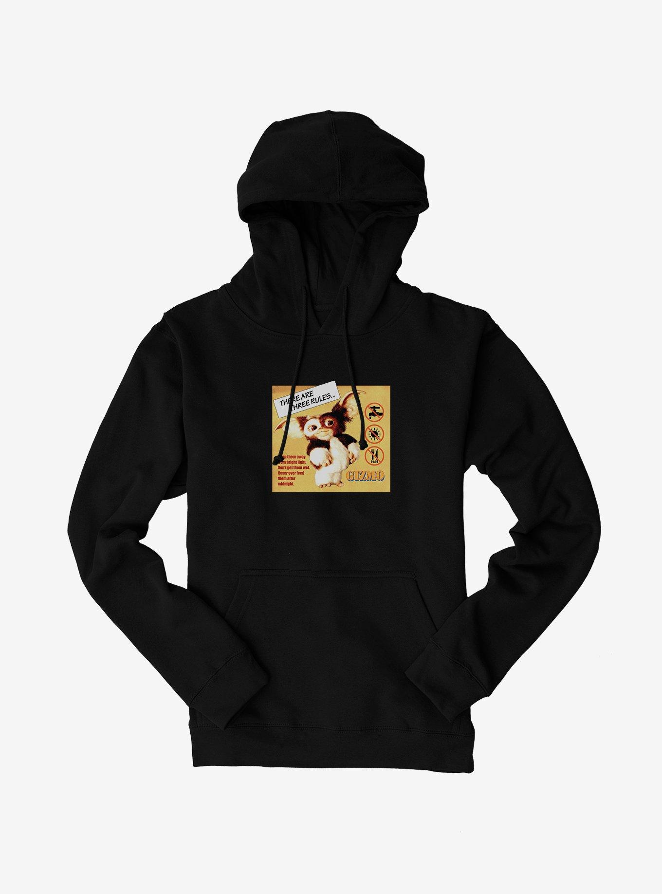 Gremlins There Are Three Rules... Hoodie, BLACK, hi-res